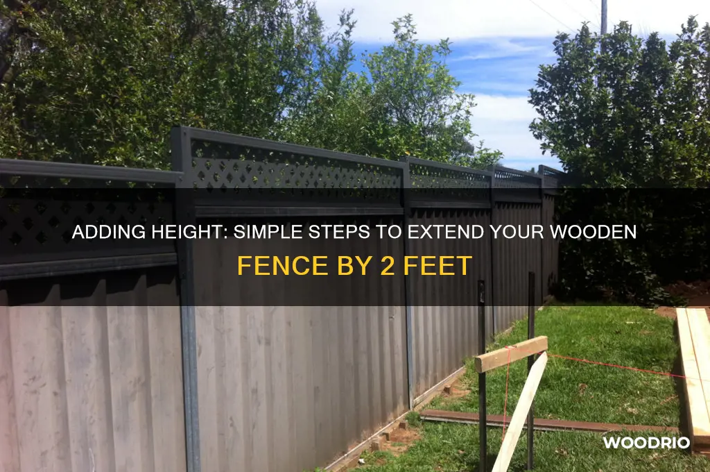 how do you add 2 to top of wooden fence