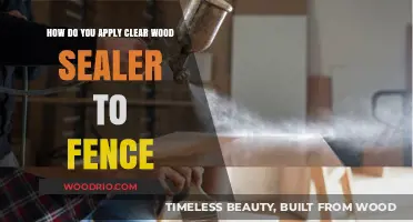 Mastering the Art of Applying Clear Wood Sealer to Your Fence