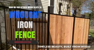 Attaching Wood Slats to Wrought Iron Fences: A Step-by-Step Guide