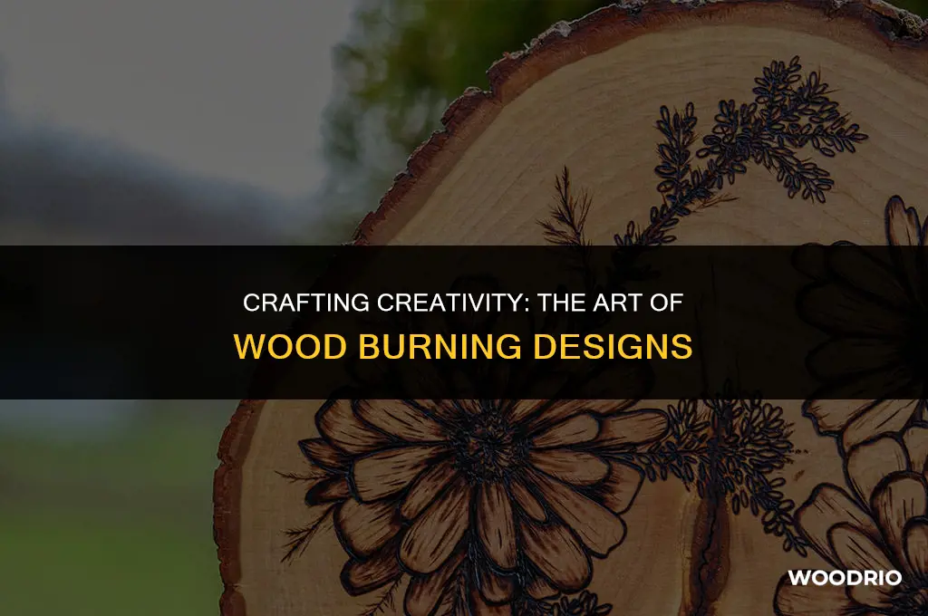 how do you burn designs into wood