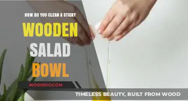 Effortless Cleaning: How to Restore Your Sticky Wooden Salad Bowl
