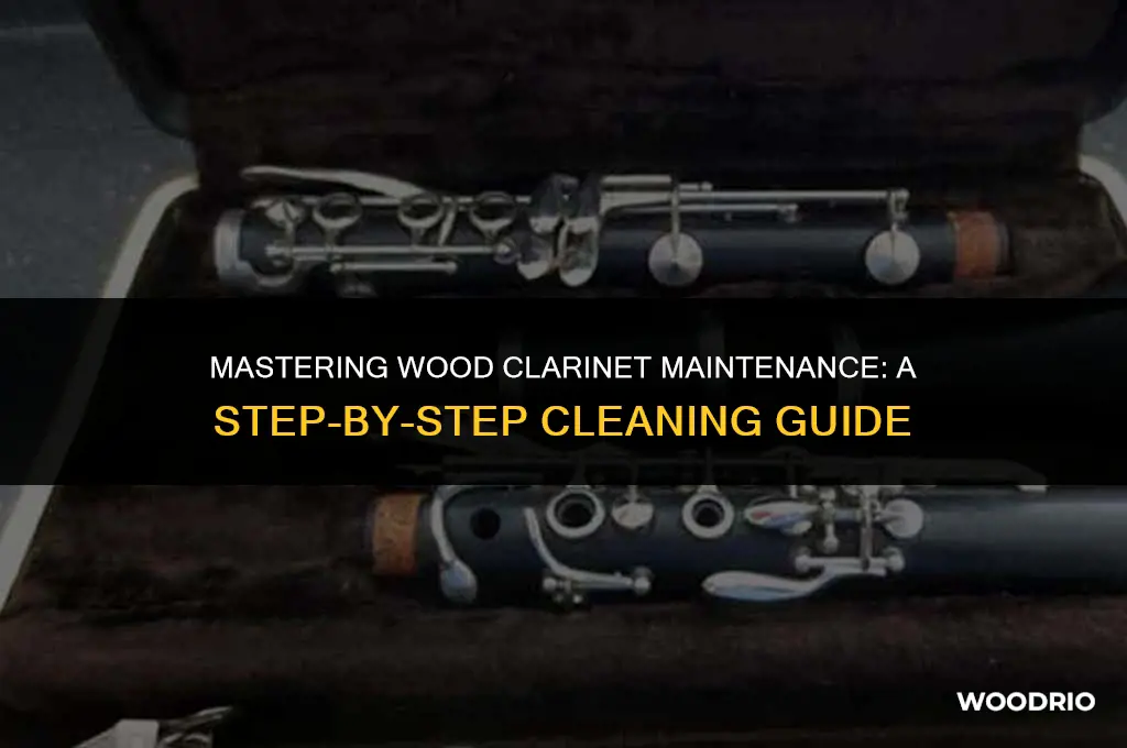 how do you clean a wood clarinet