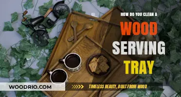 Effortless Cleaning: A Guide to Maintaining Your Wood Serving Tray