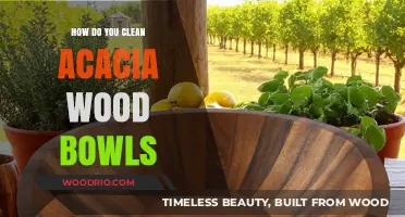 Caring for Acacia Wood Bowls: A Comprehensive Cleaning Guide