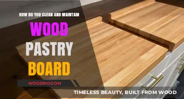 Essential Tips for Cleaning and Maintaining Your Wood Pastry Board