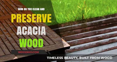 Acacia Wood Care: Cleaning and Preservation Tips