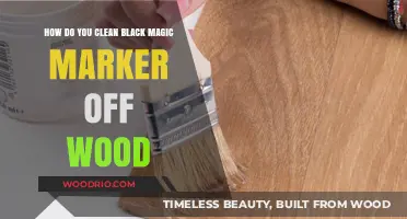 Erasing Darkness: A Guide to Removing Black Magic Marker from Wood