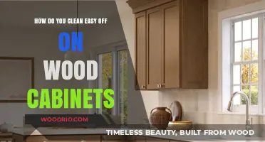 Effortless Cleaning: Removing Easy-Off from Wood Cabinets