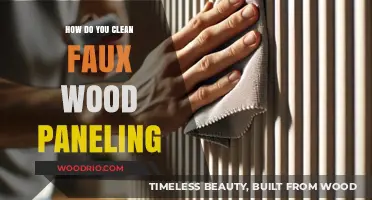 Revive Your Faux Wood Paneling: A Step-by-Step Cleaning Guide