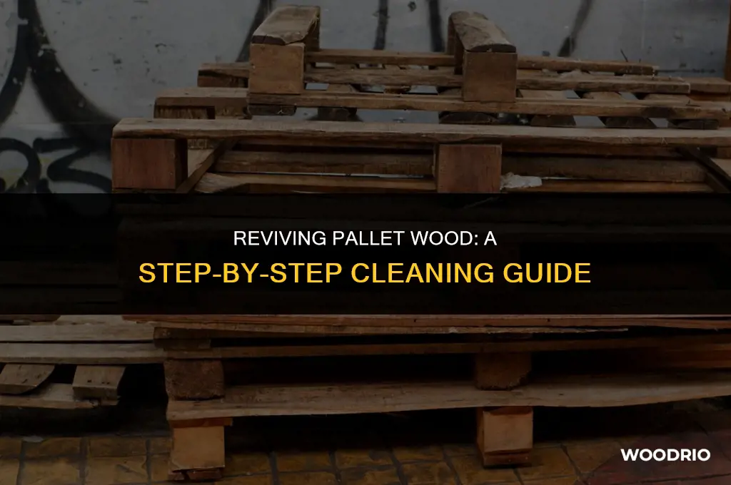 how do you clean pallet wood