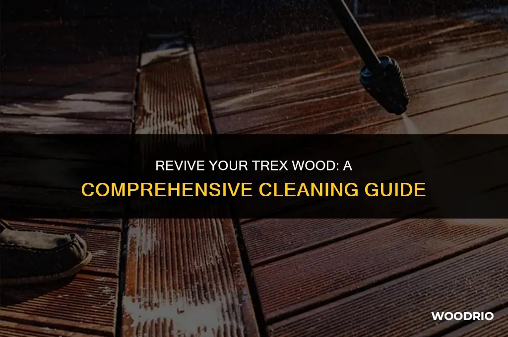 how do you clean trex wood