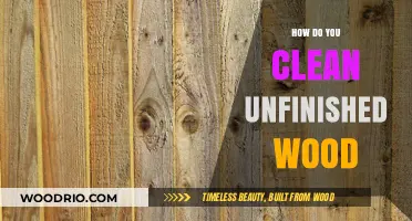 Reviving Natural Beauty: A Guide to Cleaning Unfinished Wood