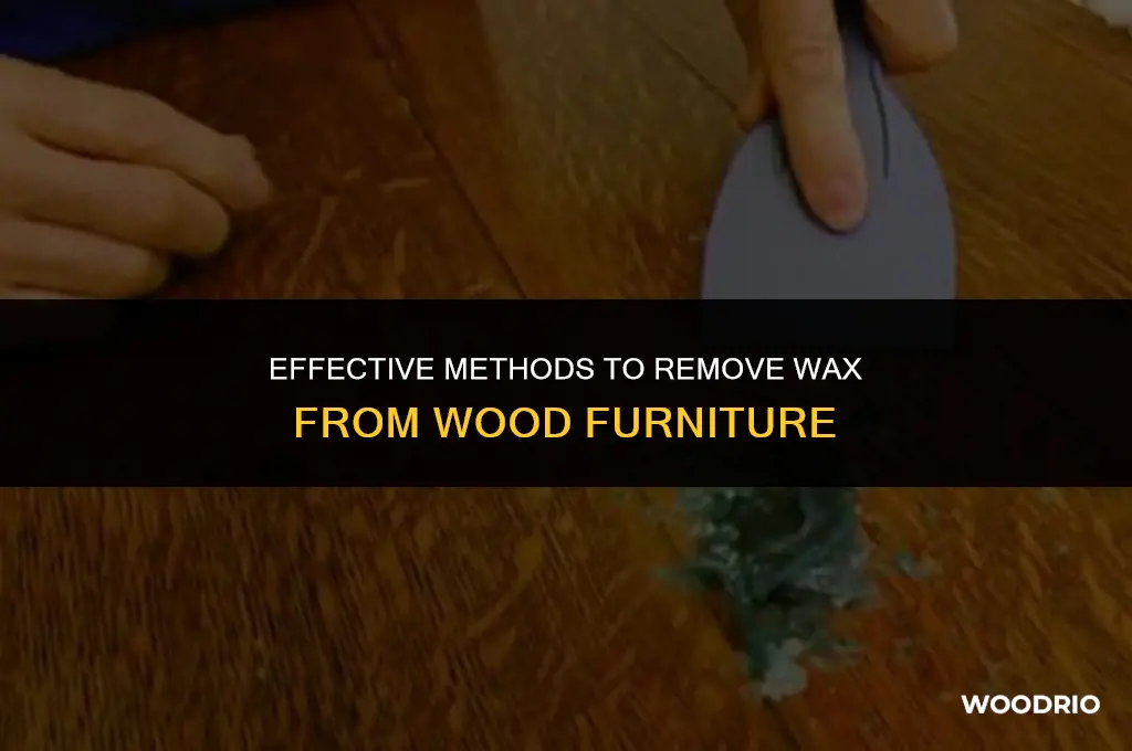 how do you clean wax off of wood fur