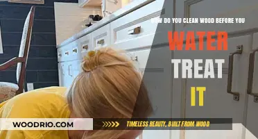 Essential Steps: Cleaning Wood Before Water Treatment