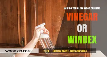 Vinegar vs. Windex: The Ultimate Guide to Cleaning Wood Cabinets