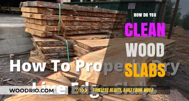 Reviving Natural Beauty: A Guide to Cleaning Wood Slabs