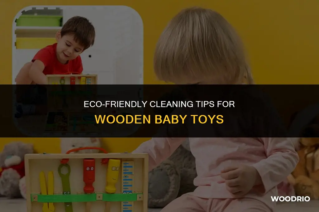 how do you clean wooden baby toys