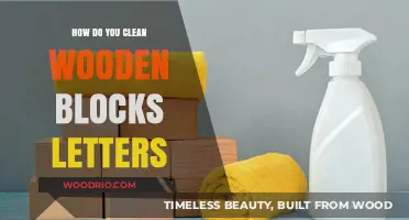 Reviving Wooden Block Letters: A Step-by-Step Cleaning Guide