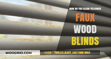 Revive Your Faux Wood Blinds: A Guide to Removing Yellowing