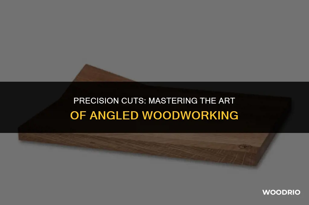 how do you cut wood at an angle