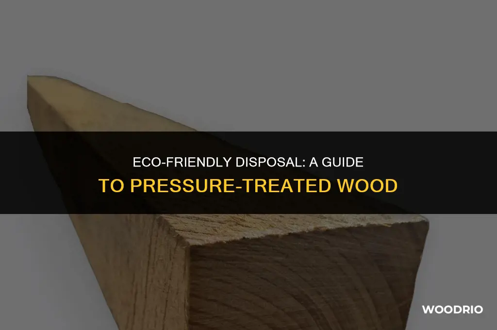 how do you dispose pressure treat wood
