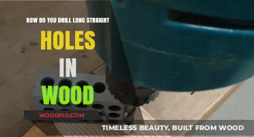 Mastering Precision: Drilling Long, Straight Holes in Wood Effortlessly