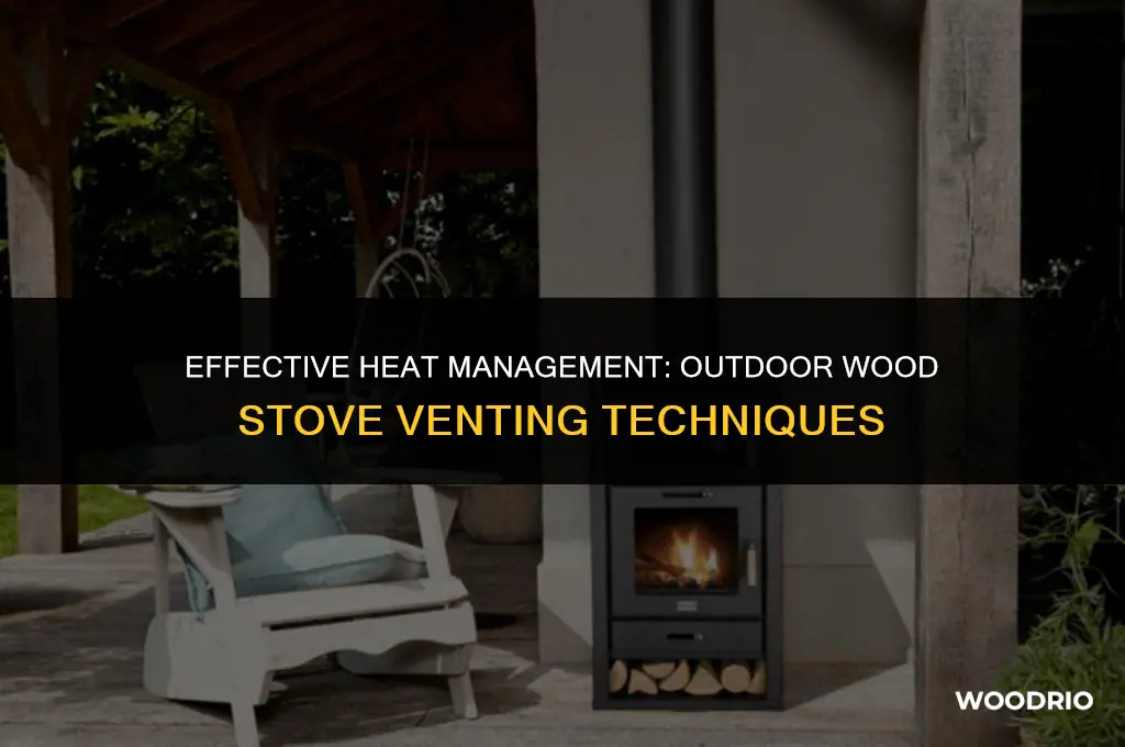 how do you dump access heat in outdoor wood stove