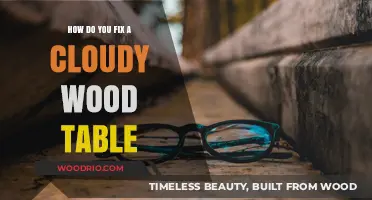 Clear Up Cloudy Wood: Simple Fixes for a Shiny Table
