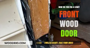 Sealing the Deal: A Guide to Fixing Your Leaky Front Wood Door