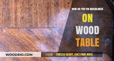 Restore Your Wood Table: Effective Fixes for Discoloration and Stains