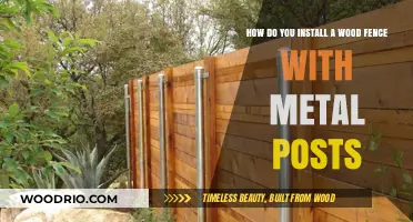 Installing a Wood Fence with Metal Posts: A Step-by-Step Guide