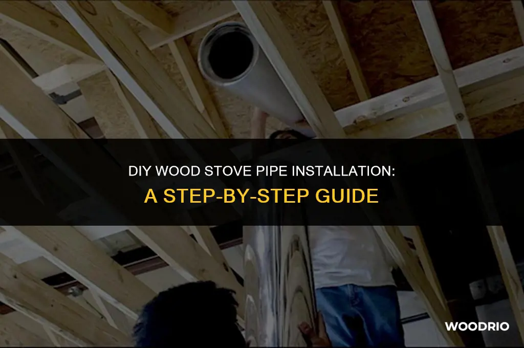 how do you install wood stove pipe