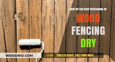 Effective Tips to Keep Wooden Fences Dry During Recessions