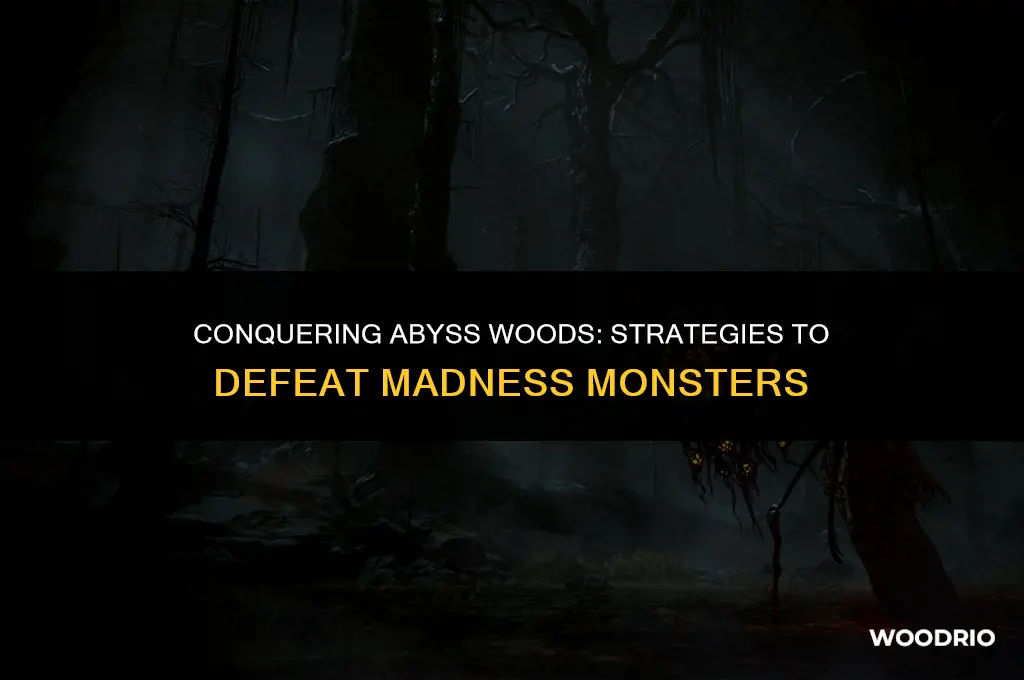 how do you kill those madness monsters in abyss woods