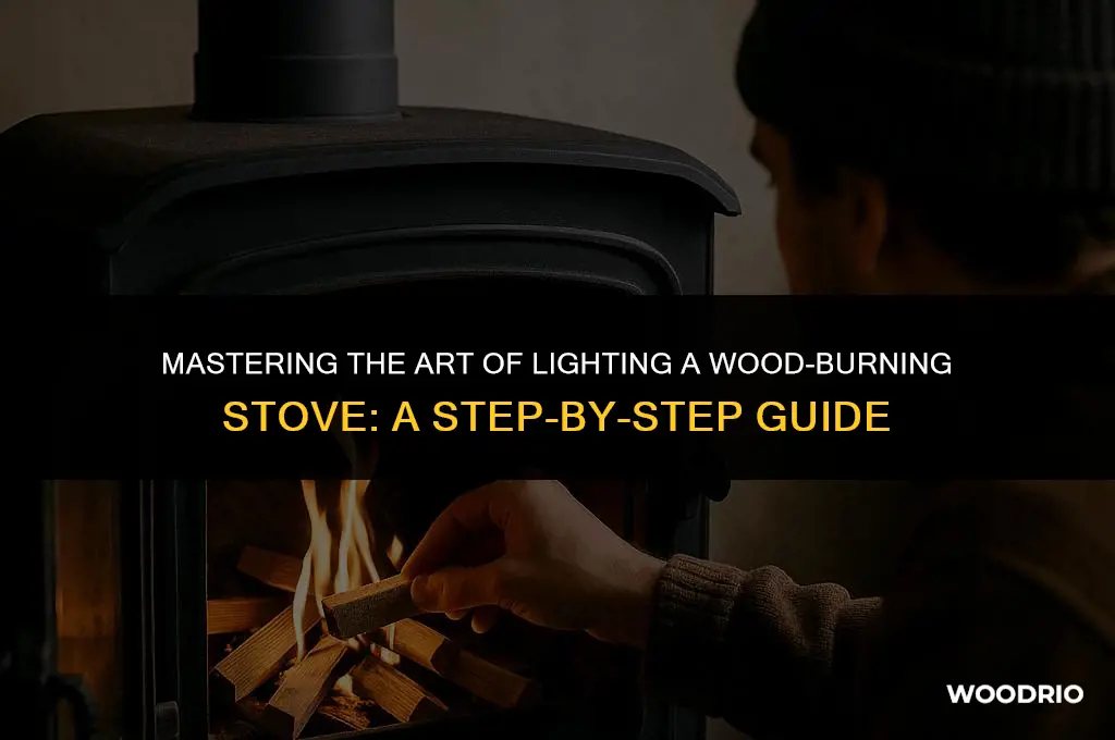 how do you light a wood burning stove
