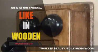 Crafting Authentic Wooden Phone Calls: A Step-by-Step Guide