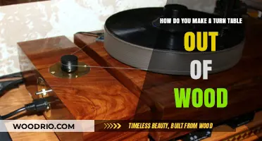 Crafting a Wooden Turntable: DIY Guide for Music Lovers