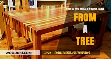 From Tree to Table: A Step-by-Step Guide to Crafting Wooden Furniture
