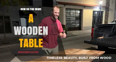 Crafting a Sturdy Wooden Table: Step-by-Step DIY Guide