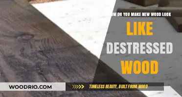 From Fresh to Weathered: Techniques to Distress New Wood