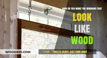 Crafting Wood-Look Windows: A Step-by-Step DIY Guide