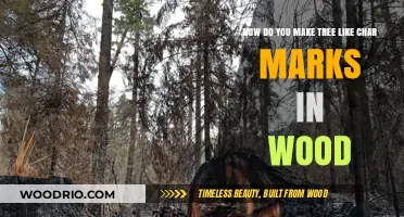 Crafting Nature's Art: How to Create Tree-Like Char Marks in Wood