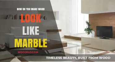 Transforming Timber: The Art of Making Wood Mimic Marble