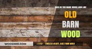 Transform New Wood into Authentic Old Barn Wood: DIY Techniques