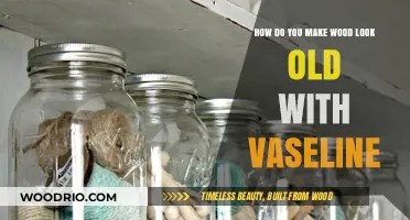 Distressing Wood with Vaseline: Easy Aging Techniques for Vintage Charm