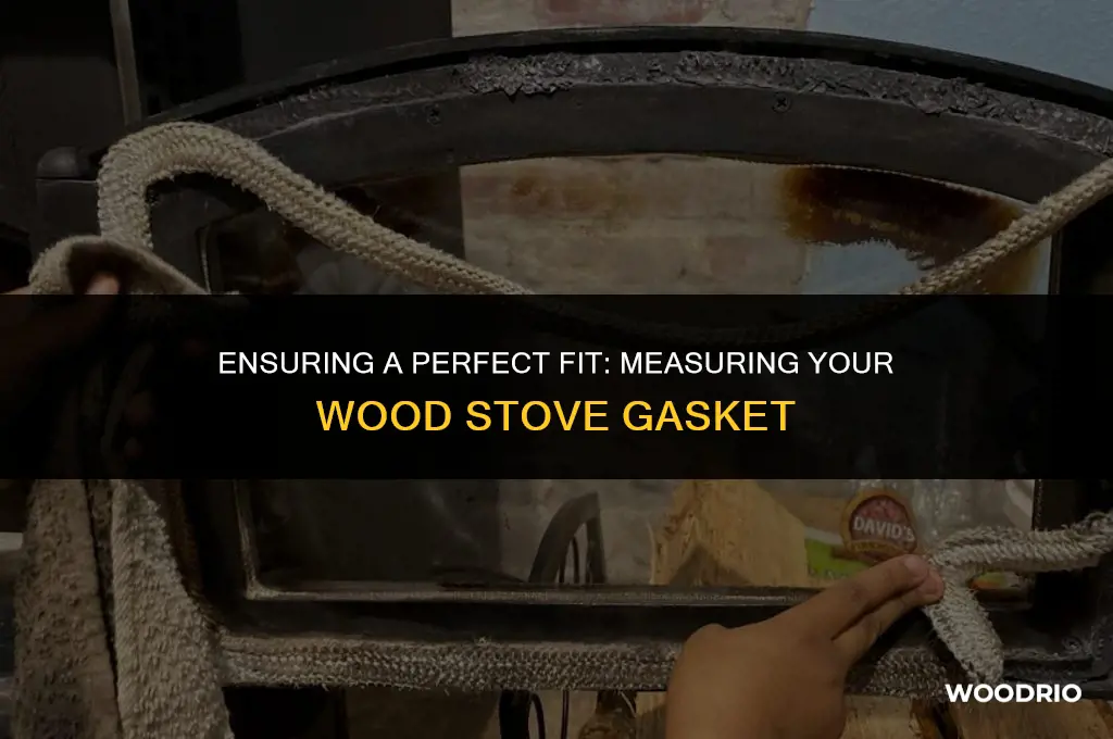 how do you measure a wood stove gasket