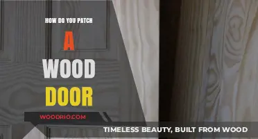 DIY Door Repair: A Step-by-Step Guide to Patching Wood Doors