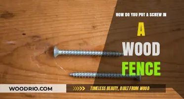 Mastering Fence Repairs: A Step-by-Step Guide to Screwing Wood Fences