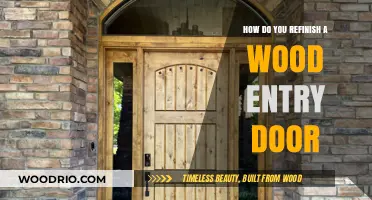 Revamping Your Entrance: A Step-by-Step Guide to Refinishing a Wood Entry Door