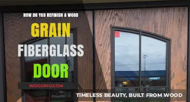 Revamping Your Entrance: A Guide to Refinishing Wood Grain Fiberglass Doors